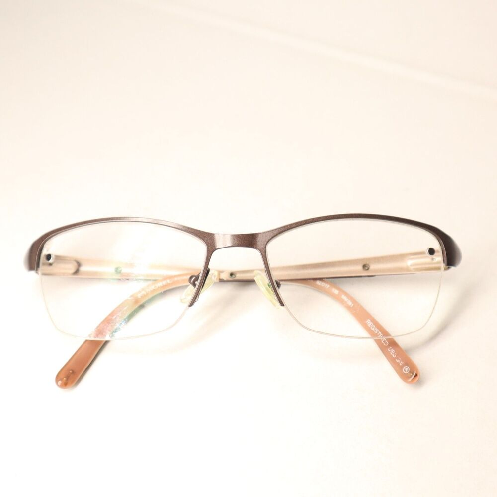 Morel France KOALI 8032K MM081 Women's Eyeglasses 52-17-135 Brown FRAMES ONLY